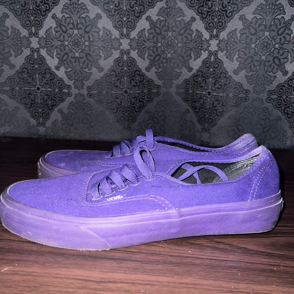 Vans Bold Violet Lace-Up Sneakers